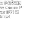 Prestige Cartridge Tintenpatrone PGI550BK passend zu Canon Pixma Drucker iP7150 iP7250