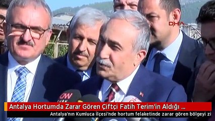 Antalya Hortumda Zarar Gören Çiftçi Fatih Terim'in Aldığı Paranın 10'da Biri Kurtarır 2