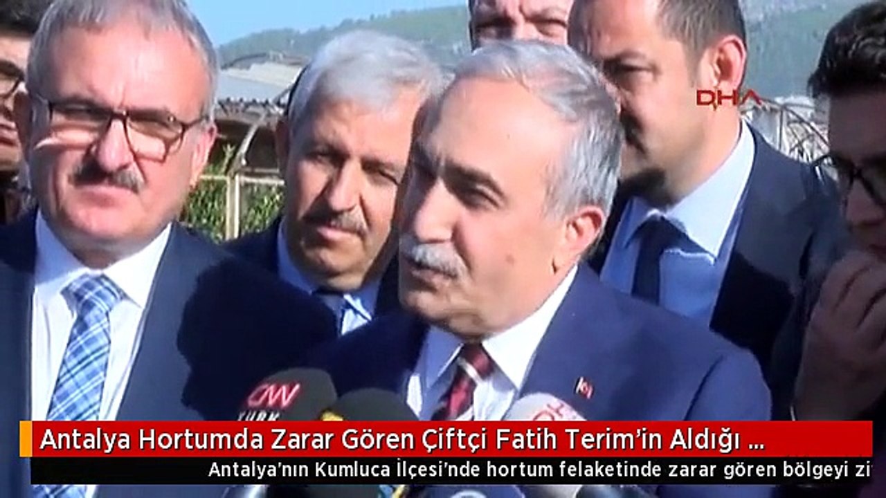 Antalya Hortumda Zarar Gören Çiftçi Fatih Terim'in Aldığı Paranın 10'da Biri Kurtarır 2