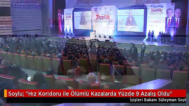 Soylu: Hız Koridoru ile Ölümlü Kazalarda Yüzde 9 Azalış Oldu