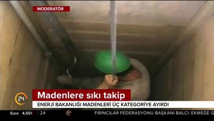 Maden sahaları risk gruplarına ayrıldı