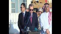 Cumhurbaşkanı Erdoğan Katar'da Türk birliğini ziyaret etti