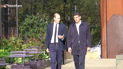 Prince William arrives at Google HQ to launch anti-bullying plan