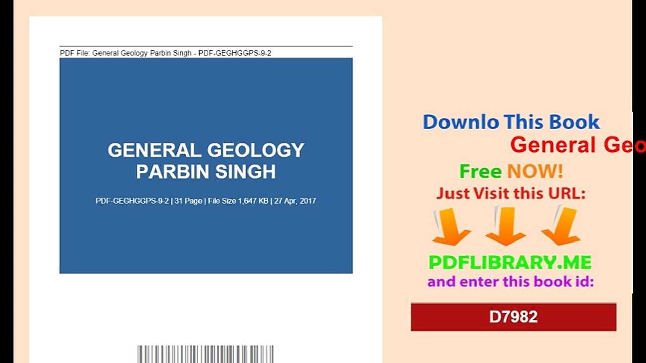 General Geology Parbin Singh