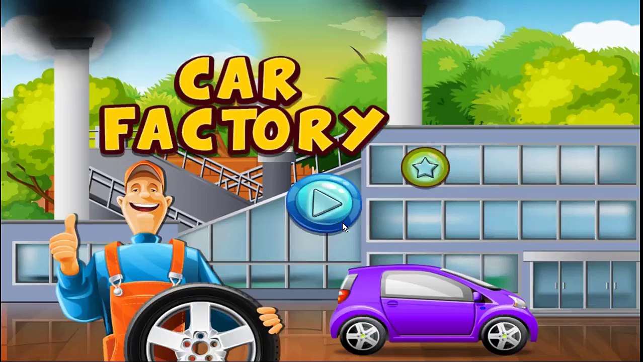 Car Games 2017 | Car factory - Motor World Kids Games