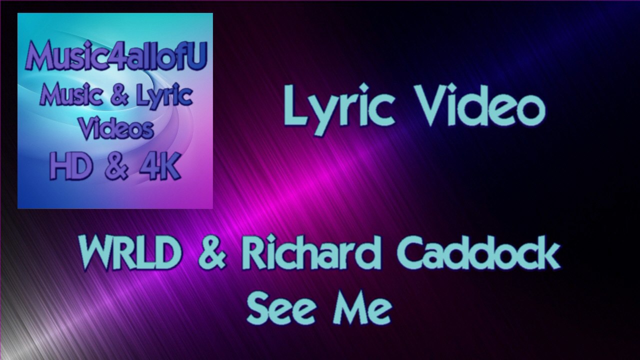 WRLD & Richard Caddock - See You (HD Lyric Music Video) Montercat Music, The band ranges from DNB to Nu-Disco.