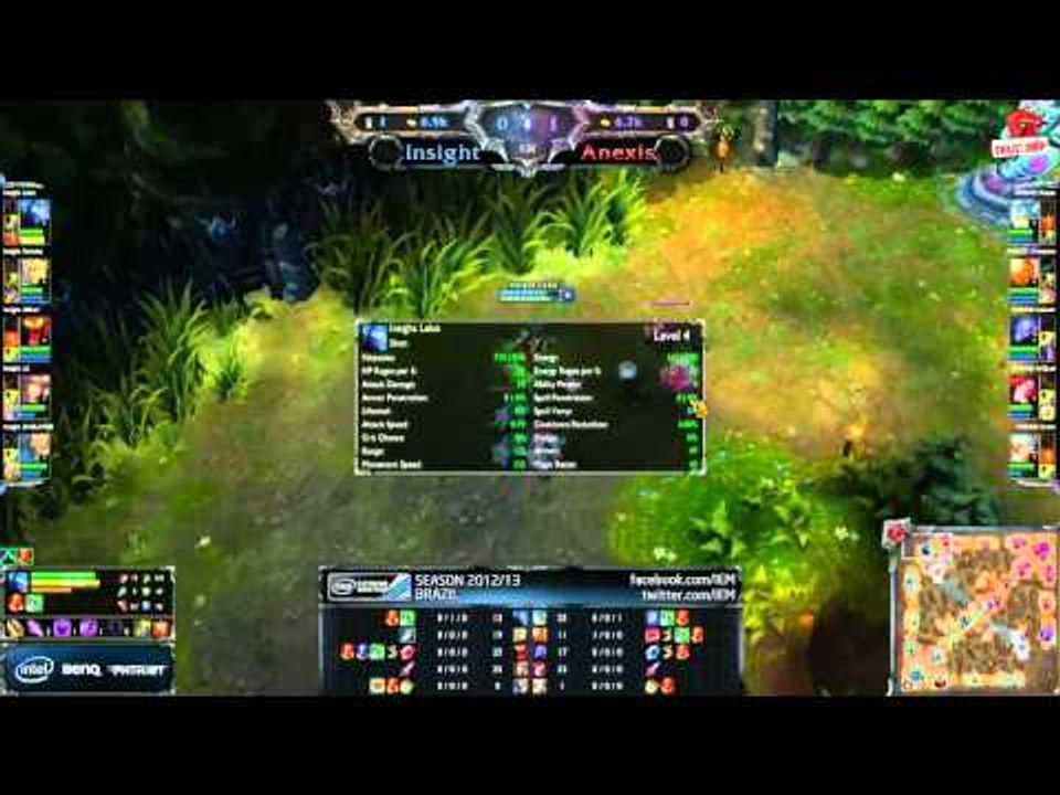 [IEM] [Sao Paulo] [Bảng B] Insight Gaming vs Anexis [01.02.2013]
