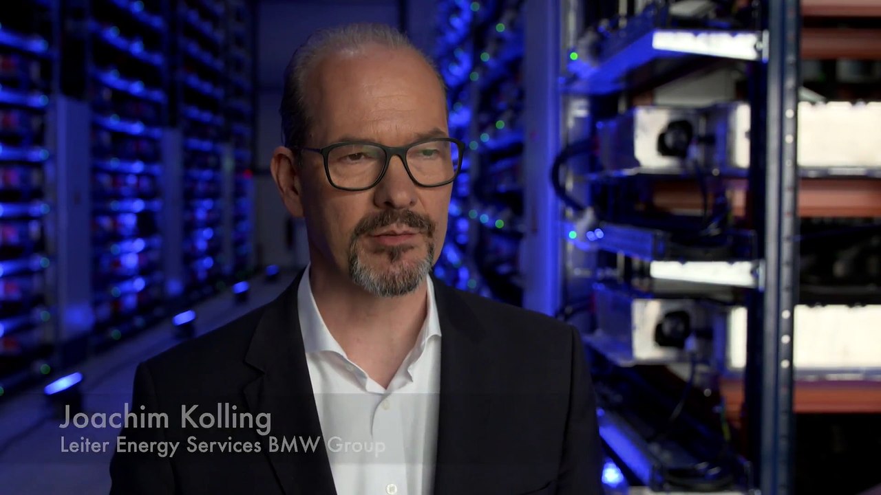 Launch of BMW Battery Storage Farm, Leipzig - Interview Joachim Kolling