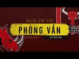Phỏng vấn YG sau trận thắng trước KLG vs FNC [CKTG2017]