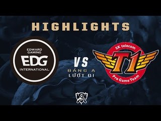 [Highlights] EDG vs SKT [Bảng A][Lượt đi][CKTG2017]