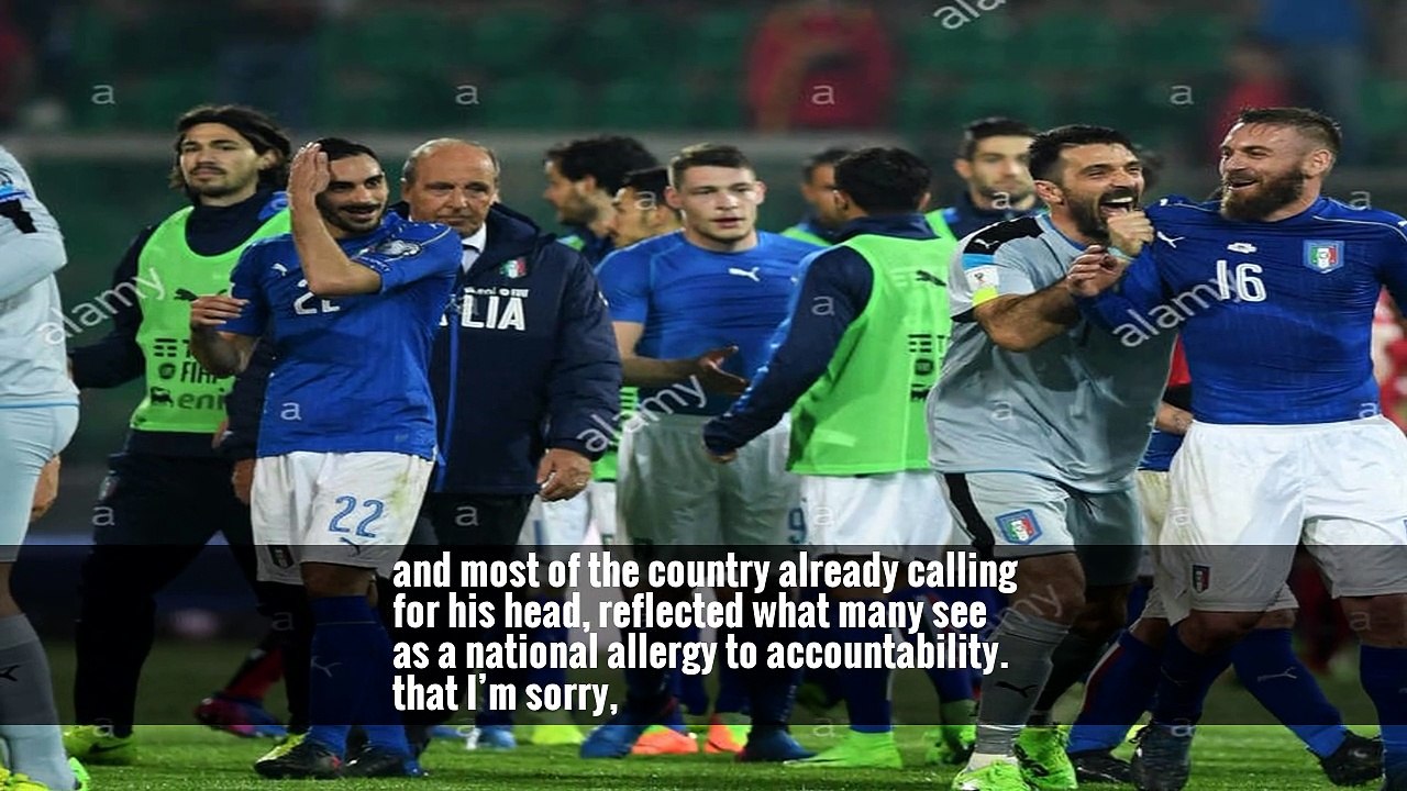 Italy Fails to Qualify for the World Cup, and a Nation Mourns