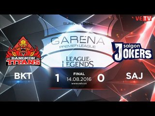 [14.08.2016] Highlight BKT vs SAJ Game 2 [GPL Summer 2016 Final]