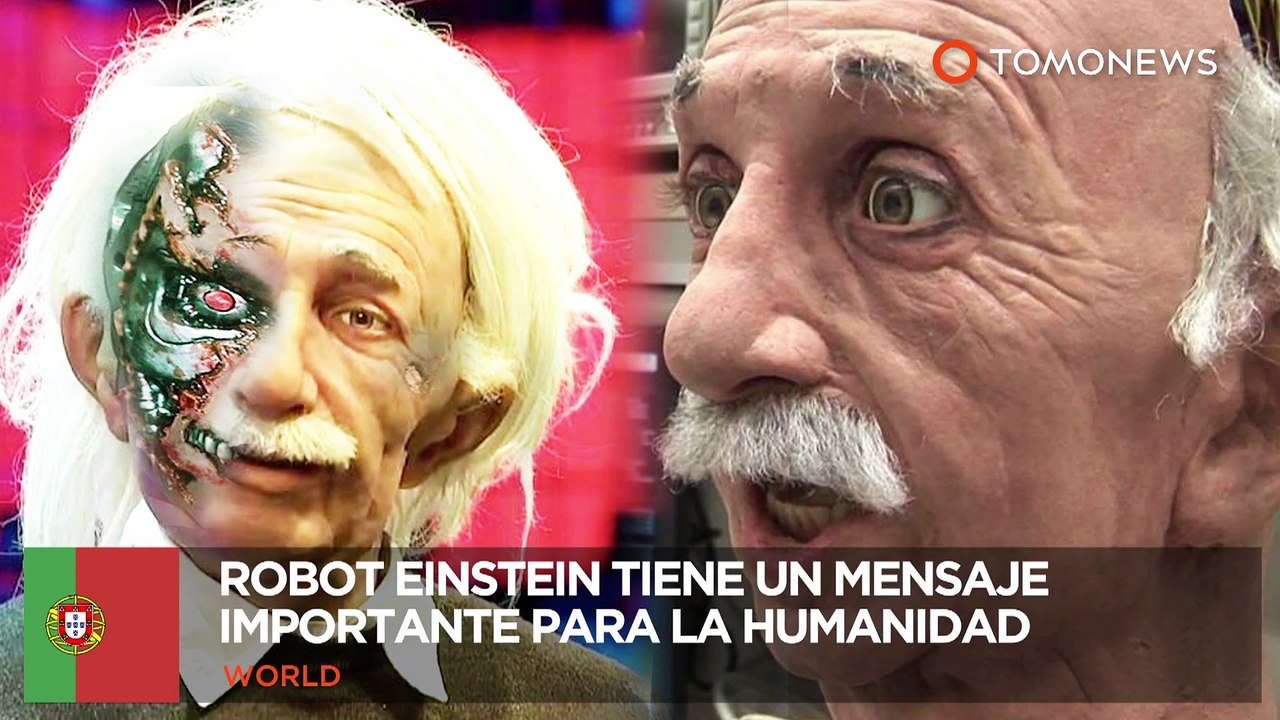 Robots vs humanos: Robot de Einstein piensa que los humanos son problemáticos - TomoNews