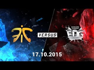 [17.10.2015] FNC vs EDG [CKTG2015 - Tứ Kết 3] [Trận 3]