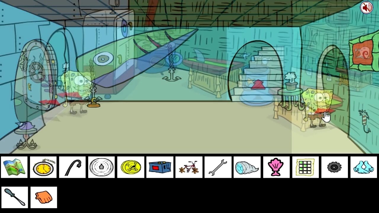 SpongeBob Saw Game- Its Too Small?!?!- Part 2