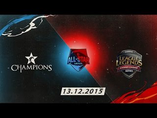 [13.12.2015] LCK vs EU LCS [All Star 2015]