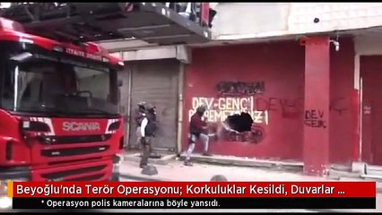 Beyoğlu'nda Terör Operasyonu: Korkuluklar Kesildi, Duvarlar Balyozla Kırıldı...
