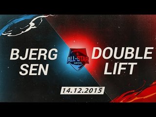 [14.12.2015] Bjergsen vs  Doublelift [All Star 2015 1v1]