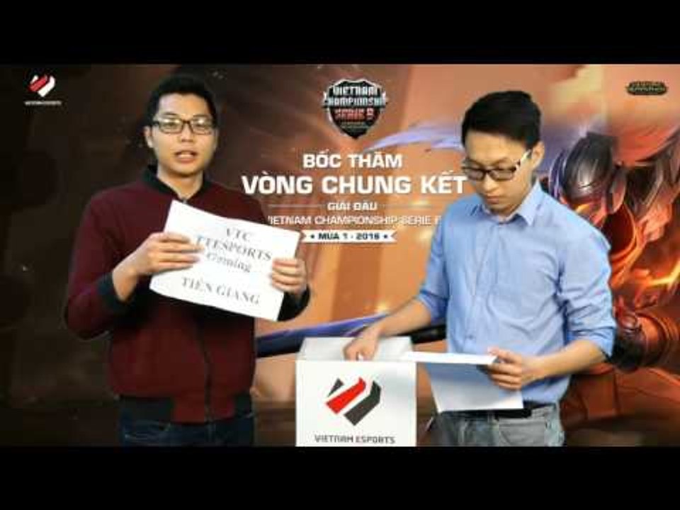 Bốc thăm Vòng Chung Kết Giải đấu bán chuyên VCSB tại Đồng Tháp