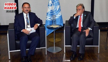 (16 Kasım 2017) BM GENEL SEKRETERİ GUTERRES’TEN BAKAN ÖZHASEKİ’YE ALMANYA’DA SICAK KARŞILAMA