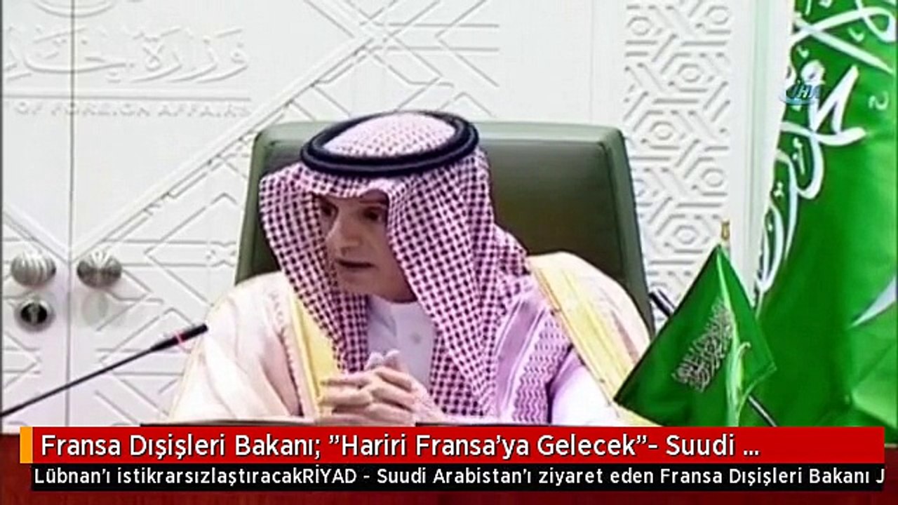 Fransa Dışişleri Bakanı: "Hariri Fransa'ya Gele...