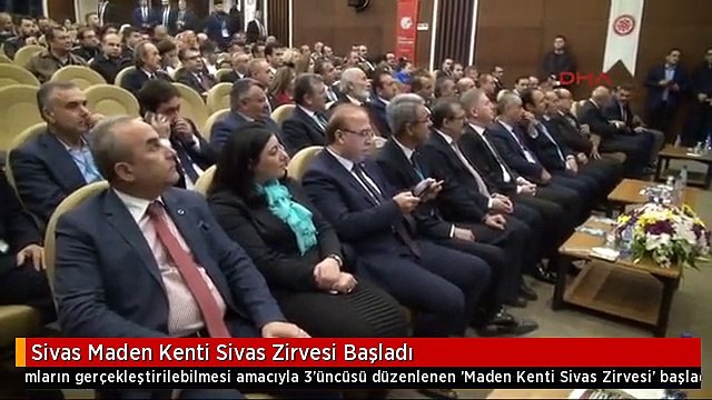 Sivas Maden Kenti Sivas Zirvesi Başladı