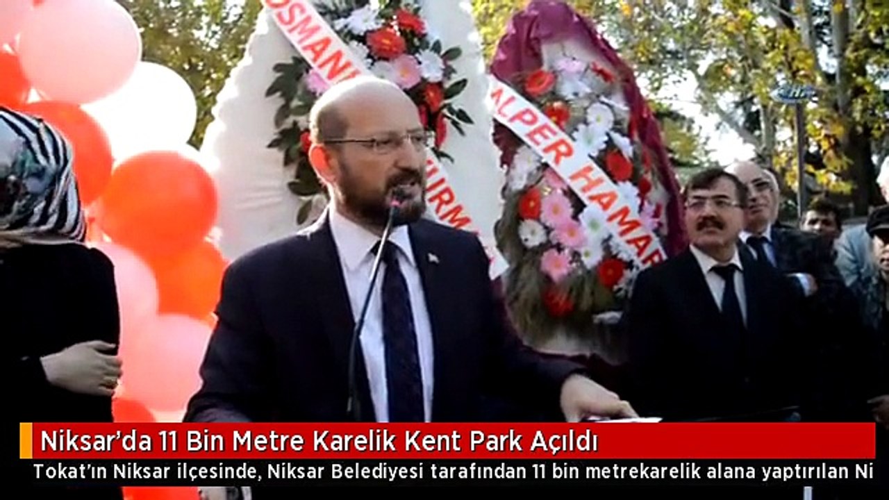 Niksar'da 11 Bin Metre Karelik Kent Park Açıldı