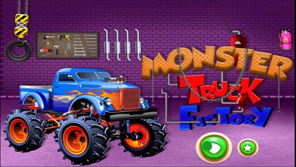 Car Games 2017 | Monster Truck Factory  Kids Games