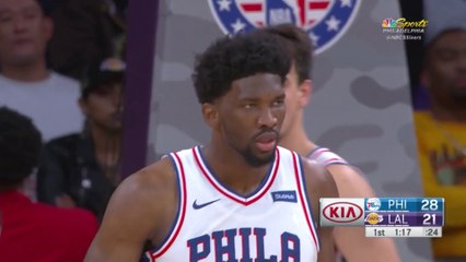 Joel Embiid's Historic 46-Point, 15-Rebound, 7-assist, 7-rebound game - 76ers vs Lakers - November 15, 2017