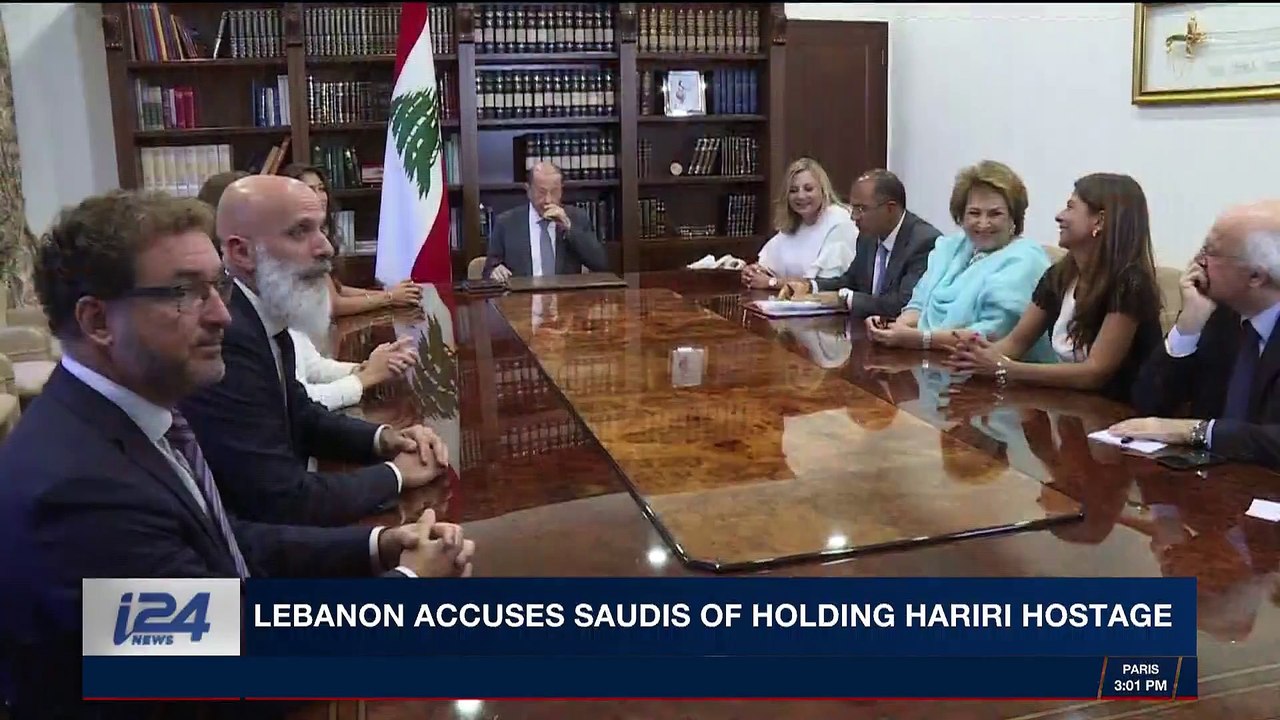 i24NEWS DESK | Saudis: Hariri in S. Arabia 'by...