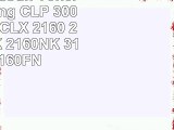 KIT 5x DynaSun Toner für Samsung CLP 300 CLP 300N CLX 2160 2160N 2160K 2160NK 3160N 3160FN