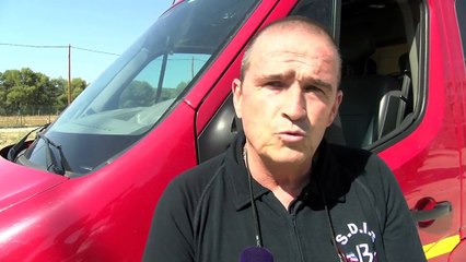 Les sapeurs-pompiers sont honorés de venir en aide aux victimes de l'ouragan.
