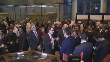 Los ornamentos de oro olvidados de Tutankamón reaparecen en el Museo Egipcio de El Cairo