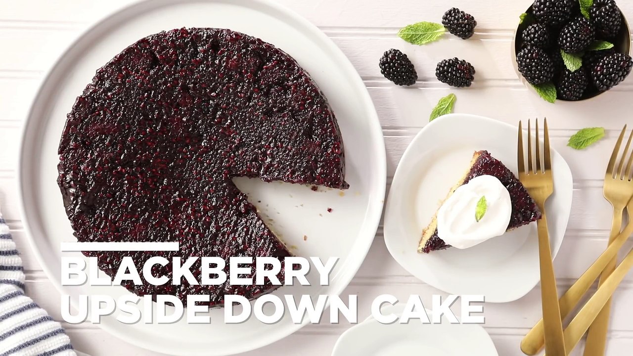 How to Make Blackberry Upside Down Cake