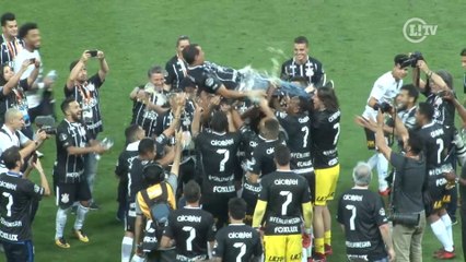 Veja a comemoração do Corinthians na conquista do hepta
