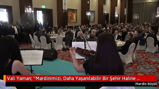 Vali Yaman: Mardinimizi, Daha Yaşanılabilir Bir Şehir Haline Getirmek İçin Çalışıyoruz