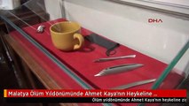 Malatya Ölüm Yıldönümünde Ahmet Kaya'nın Heykeline Ziyaretçi Akını