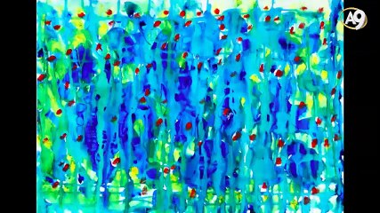 Adnan Oktar'ın "Kırda gelincikler", "Sevgi" ve "Canlanan tohumlar"adlı yeni tabloları