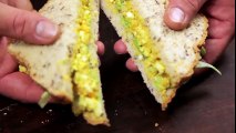 How to Quickly Peel Hard Boiled Eggs (Curried Egg Sandwich)