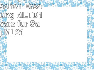 GREENSKY Kompatible Tonerkartuschen Ersatz für Samsung MLTD101S 2 Schwarz für Samsung