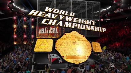 WWE 2K17 -The Undertaker vs Sting vs Kane-WWE World Championship- Hell in A Cell Match