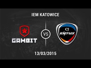 [13.03.2015] GMB vs CJEntus [IEM Katowice]