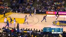 Thompson Hits Durant For Dunk