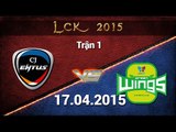 [17.04.2015] CJENTUS vs JINAIR [LCK Xuân 2015] [Trận 1]