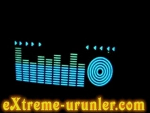 Extreme Ürünler Işıklı tişört t-shirt tshirt tekstil elektronik sese duyarli