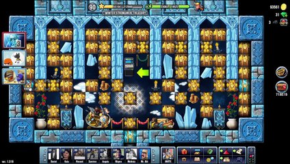 Diggy's Adventure Winter Strongmen Treasury Winter StrongMen 3 Each Dig Needs Only 5500,1000x Energy