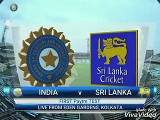 1st day India vs Sri Lanka 1st test match highlights 2017 16 November 2017
