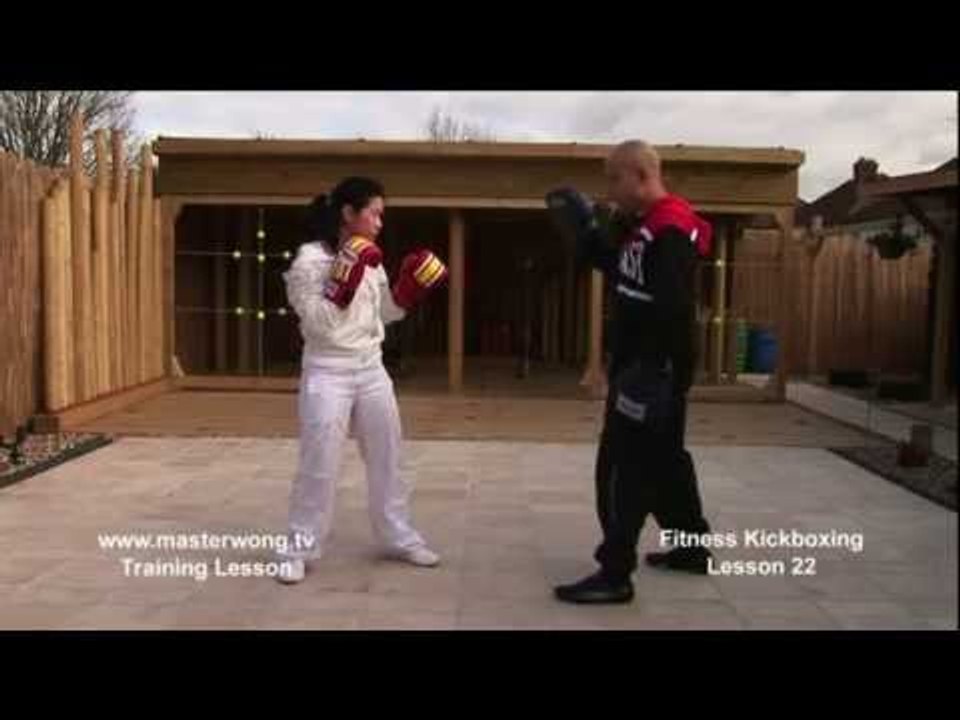 Kickboxing basics - Lesson 22 Jab, Cross, block block, side kick jab jab.