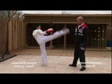 Kickboxing basics - Lesson 24 Jab jab, round kick x2,bob & weave, rush for a jab cross.