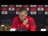 Manchester United v Ajax | Tom Cleverley discusses Ryan Giggs and playing for England